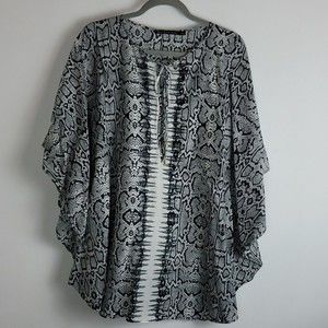 VIX Paula Hermanny swim cover up Sz M Beachy Vacation Resort